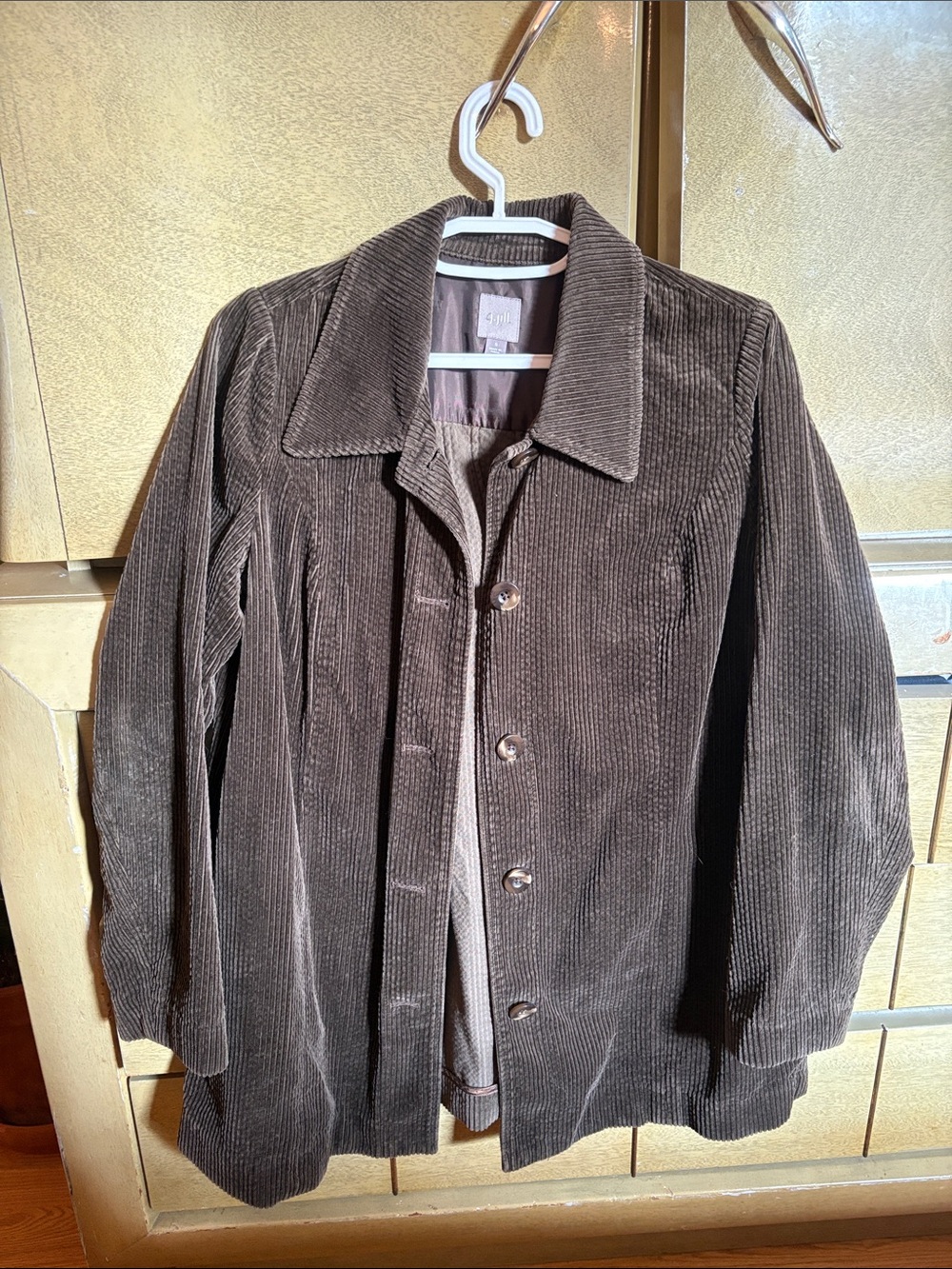 J. Jill Women's Brown Corduroy Blazer Jacket